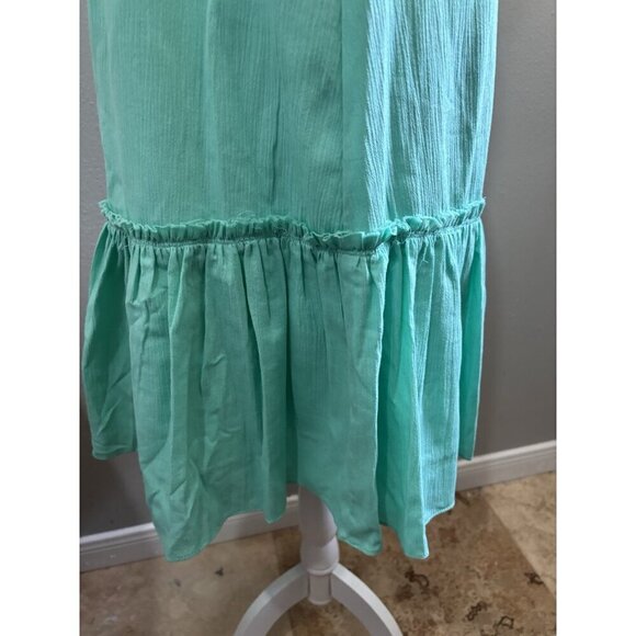 Banana Republic Sun Dress Mint Green Halter Top Women 4 - Picture 5 of 14